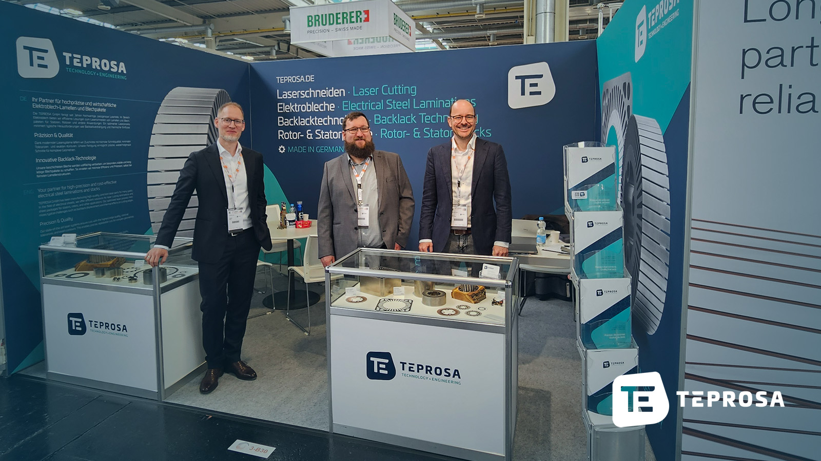 TEPROSA auf der Coiltech Deutschland – Elektroblech, Statoren und Rotoren